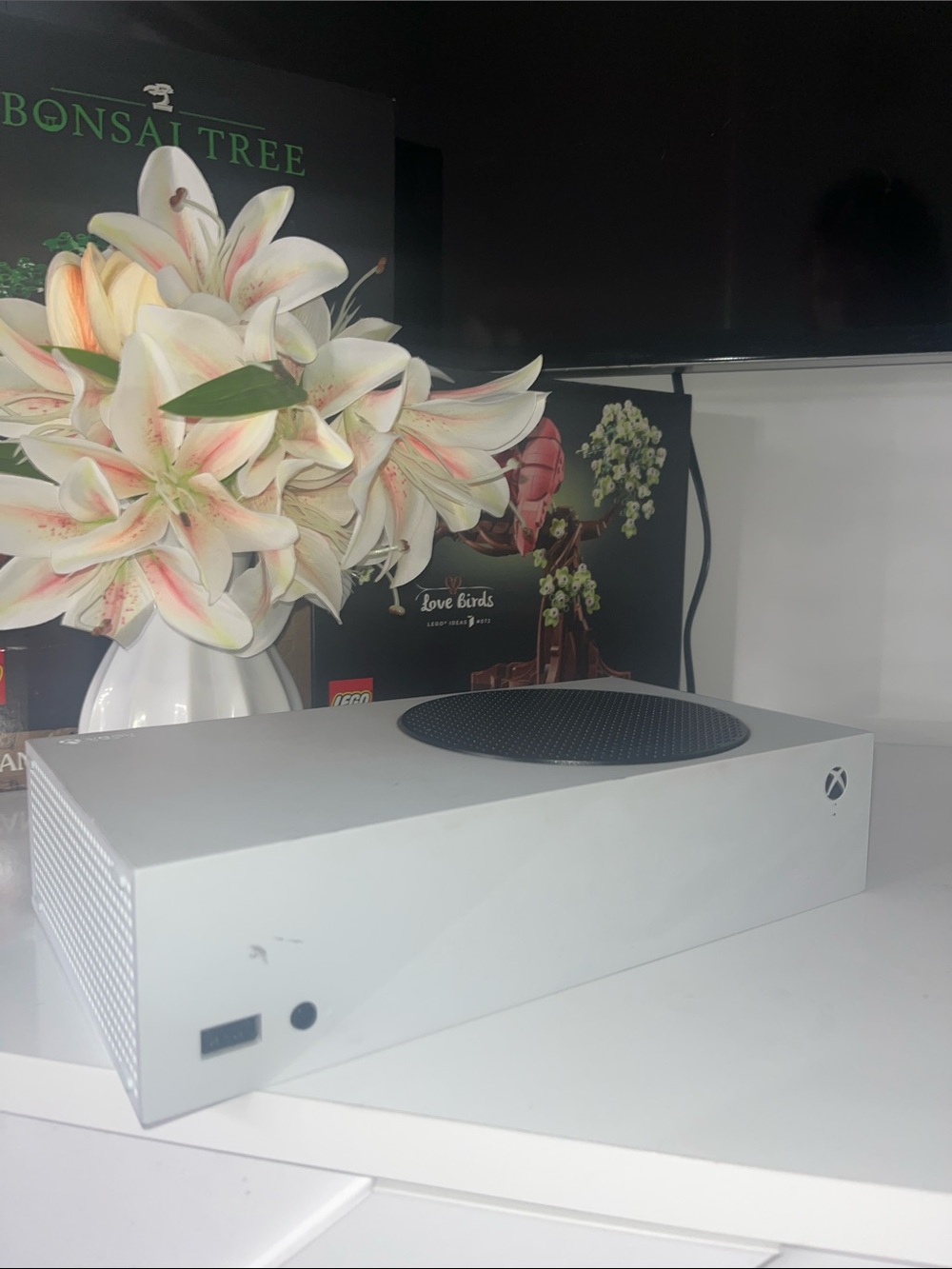 Microsoft White Xbox Series S Slim Console with Black Vent💕👾🎮